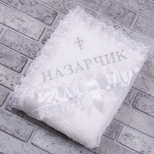 Фото 5 - Крижми Бантик з вишивкою (срібло)