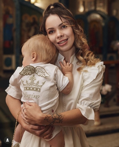 Пісочник з шкарпетками Ангел (корона 2XL)+ім'я (білий/золото) фото