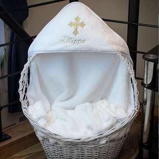 Фото 2 - Крижма без мережива з хрестиком L1 і ім'ям