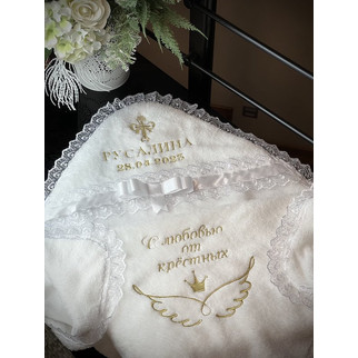 Крижма з хрестиком М3 +крила